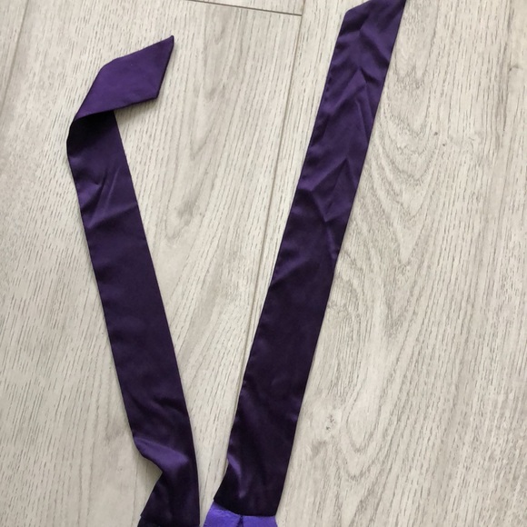 Seasatin handmade leather snake embossed sash belt with silk ties. main image 5